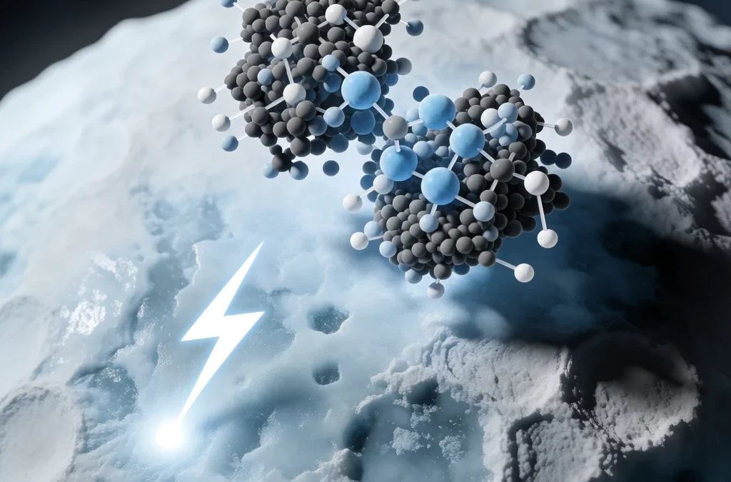 How a Few Water Molecules Rewrite the Chemistry of Alien Ice