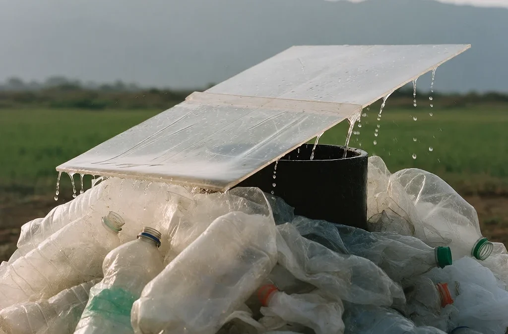 plastic waste water harvesting